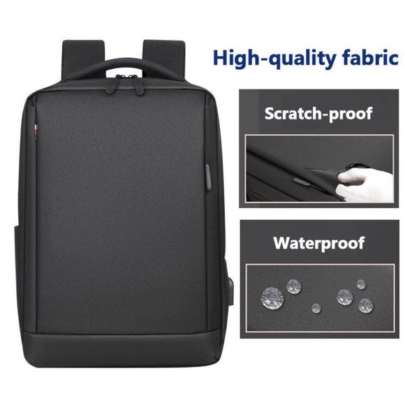 Luxury mens waterproof business Computer usb school backpack bags(1 BackPack Bag - Picture 11 of 13